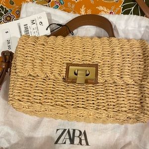 Zara mini straw bag